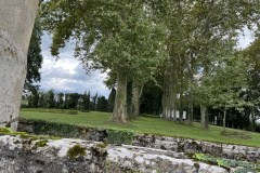 Château de Digoine 門付近の堀跡