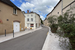 Basilique前の小道