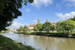 Basilique du Sacré-Cœur川の対岸からの遠景