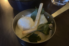 デザート: レモンシャーベット